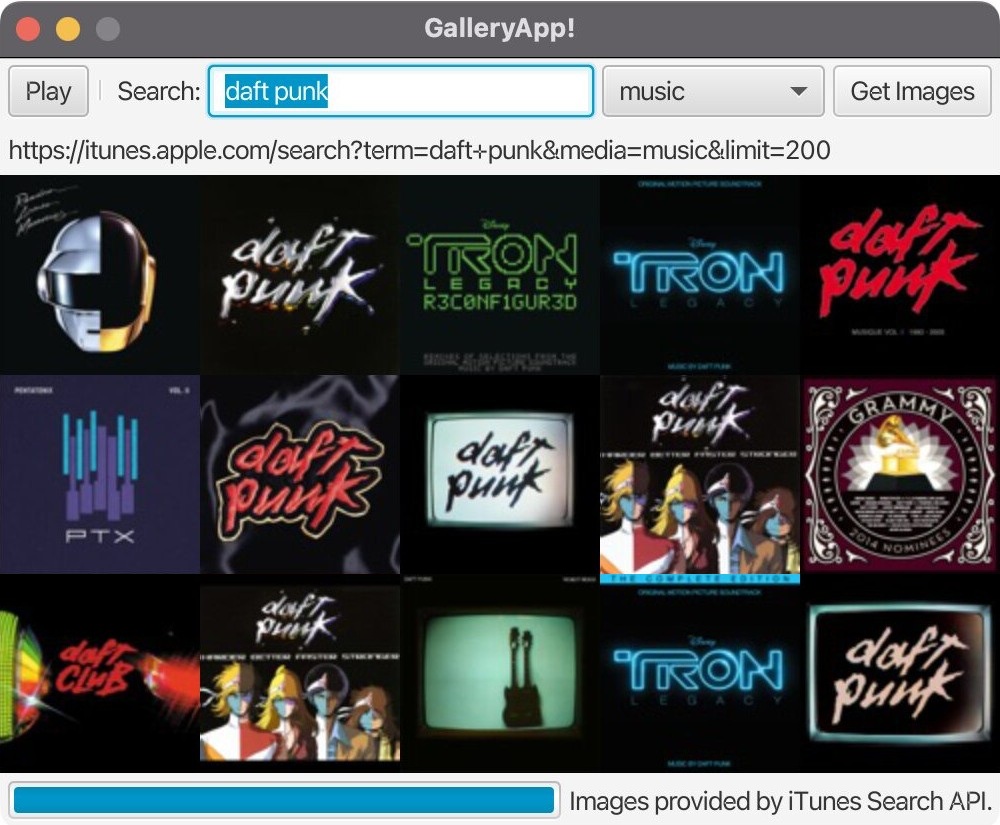 iTunes API Gallery